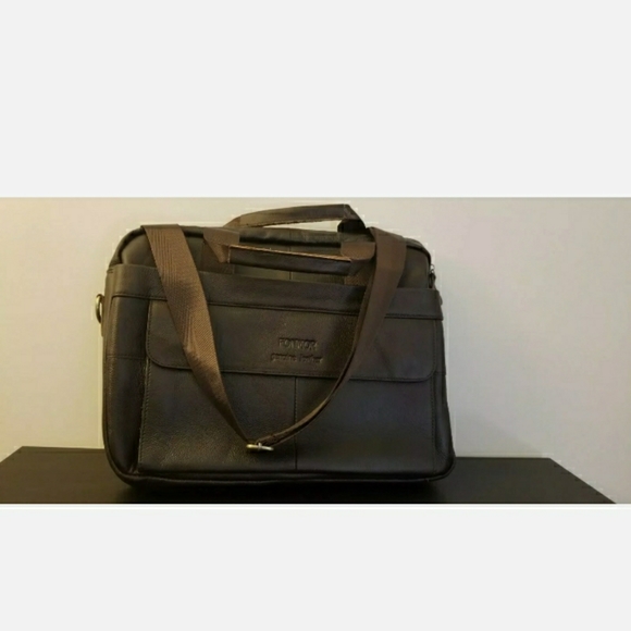 Mens Geniune Leather Briefcase /laptop bag . - Picture 1 of 8